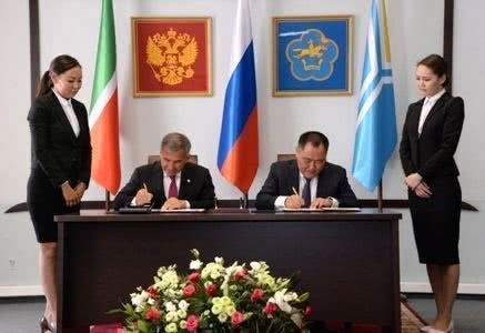 Между Тувой и Татарстаном подписано Соглашение о сотрудничестве